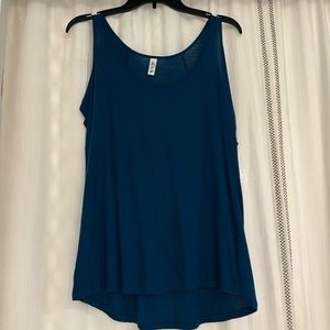 Navy blue, cold-shoulder top x-small